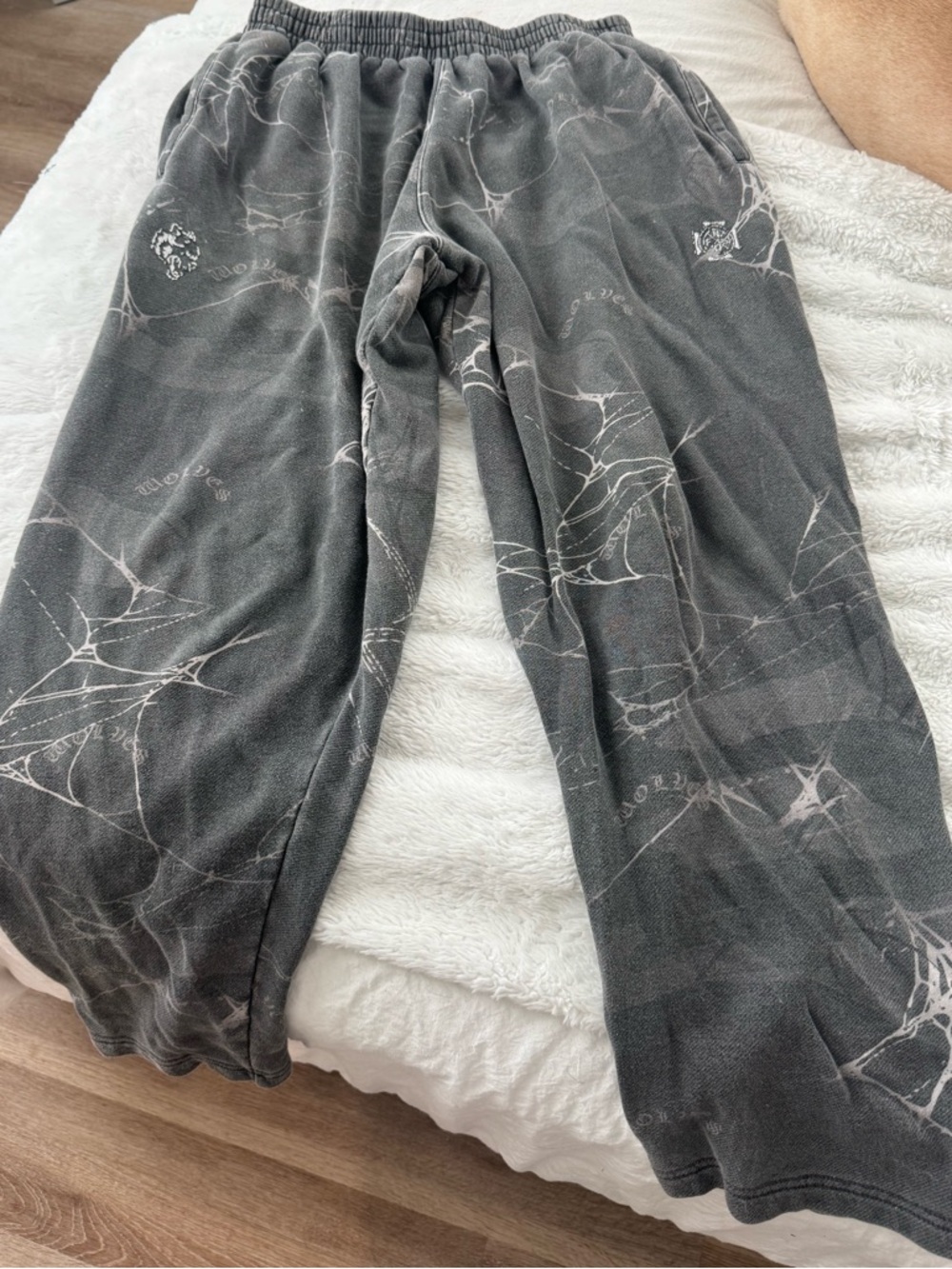 DARC SPORT Gray Marble-Print Lounge Pants